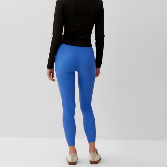 Легинсы спортивные женские MINAKU: SPORTLY, синие, размер 42