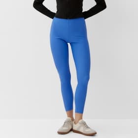Легинсы спортивные женские MINAKU: SPORTLY, синие, размер 46