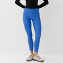 Легинсы спортивные женские MINAKU: SPORTLY, синие, размер 46