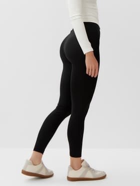 Легинсы спортивные женские MINAKU: SPORTLY, чёрные, размер 44