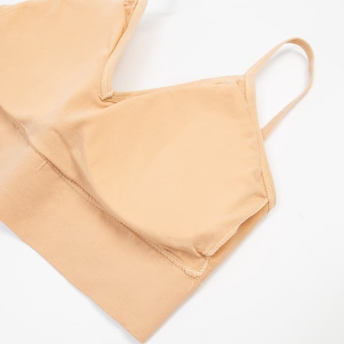 Комплект нижнего белья женский (топ, трусы) Collorista, бежевый, размер 42-44