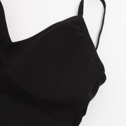 Комплект нижнего белья женский (топ, трусы) Collorista, чёрный, размер 42-44