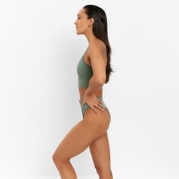 Комплект нижнего белья женский (топ, трусы) Collorista, зелёный, размер 42-44