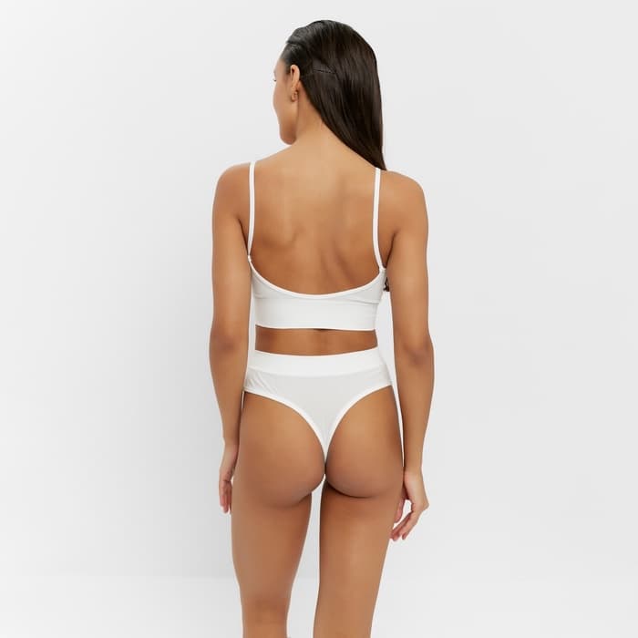 Комплект нижнего белья женский (топ, трусы) Collorista, белый, размер 42-44