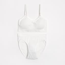 Комплект нижнего белья женский (топ, трусы) Collorista, белый, размер 42-44