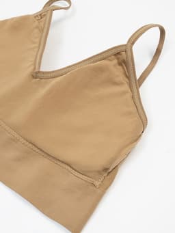 Комплект нижнего белья женский (топ, трусы) Collorista, песочный, размер 42-44