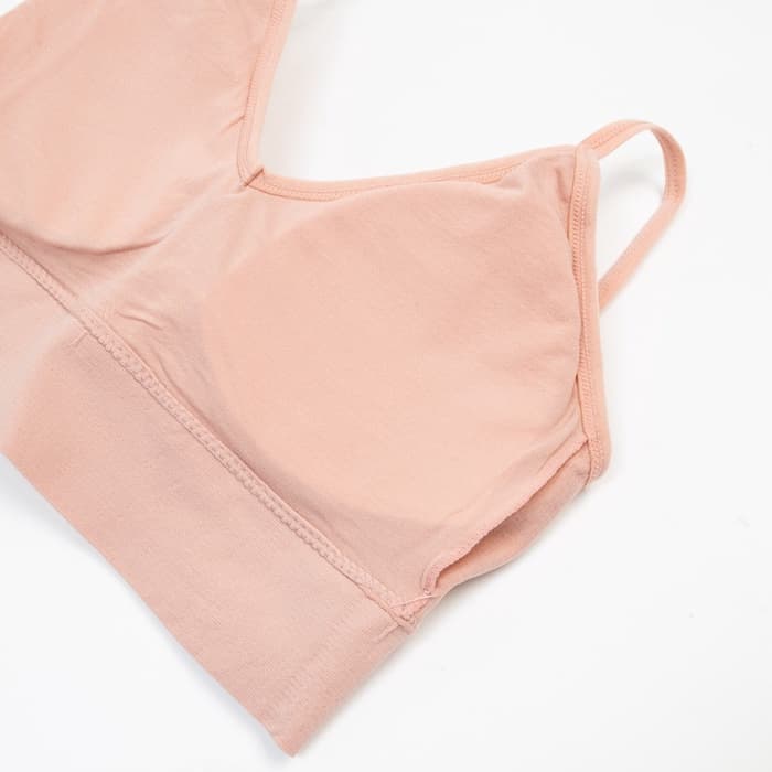 Комплект нижнего белья женский (топ, трусы) Collorista, цвет пудра, размер 42-44