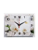 Часы настенные интерьерные «Спа. Белые орхидеи», 20×26 см