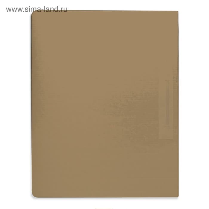 Скоросшиватель А4, Calligrata, микрогофрокартон, ширина корешка 30 мм, бурый, до 300 л