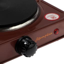 Плитка электрическая «Матрёна» МА-061, 1000 Вт, 1 конфорка, коричневая