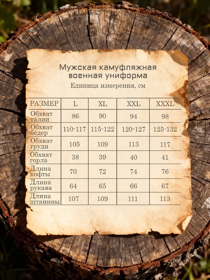 Камуфляжная военная тактическая униформа мужская, размер XXL, 52-54