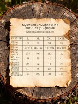 Камуфляжная военная тактическая униформа мужская, размер XXL, 52-54
