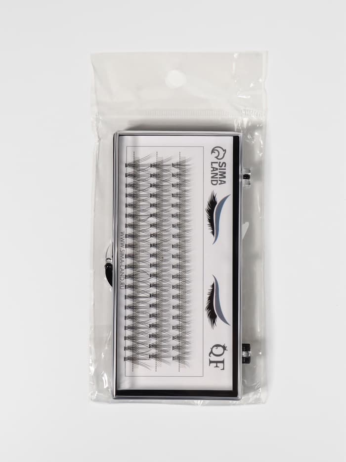 Набор накладных ресниц «Классика», пучки, 10, 12, 14 мм, толщина 0.1 мм, изгиб D, 10 D