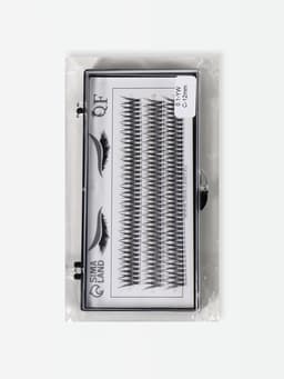 Набор накладных ресниц «Ласточкин хвост», пучки, 12 мм, толщина 0.1 мм, изгиб С, 12 D