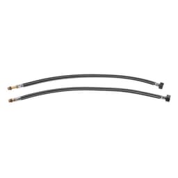 Подводка гибкая для смесителя ZEIN, фибро-нейлон, 1/2", М10, 50 см, набор 2 шт., черная