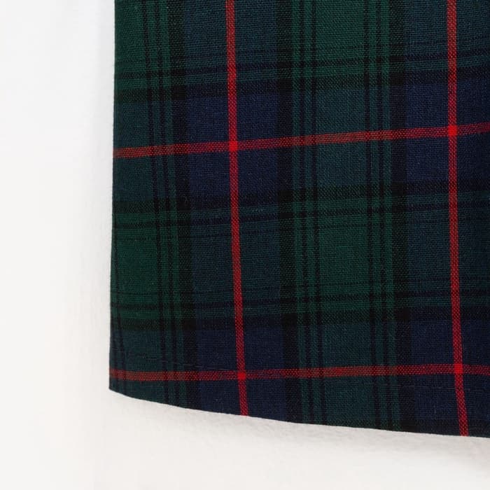 Рубашка для девочки KAFTAN «Клетка», зелёная, размер 30 (98-104 см)