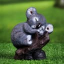 Садовая фигура из полистоуна «Коала спящая», 16×13×7 см