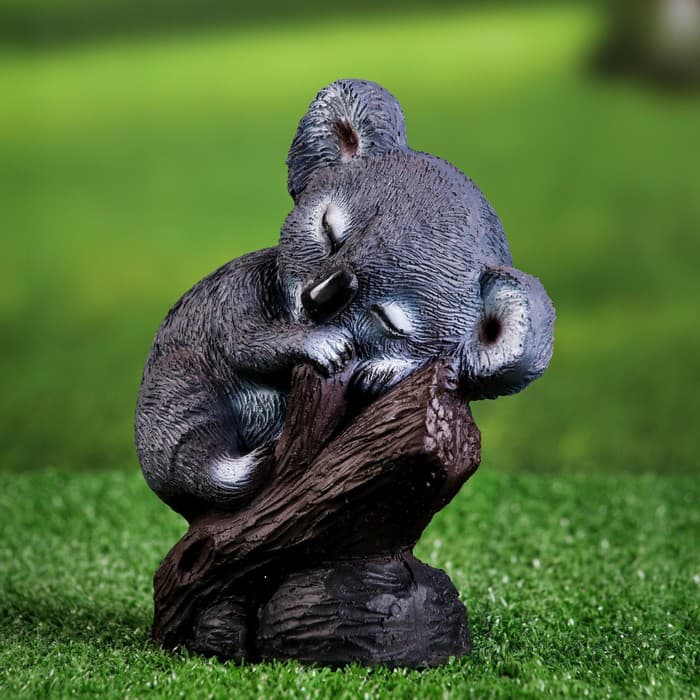 Садовая фигура из полистоуна «Коала спящая», 16×13×7 см