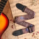 Ремень для гитары Stars, 60-117×5 см, коричневый