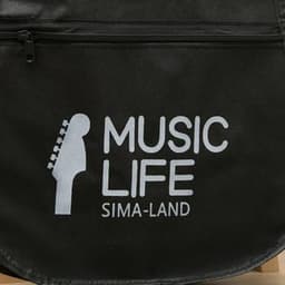 Чехол для гитары Music Life, черный, 96×36 см