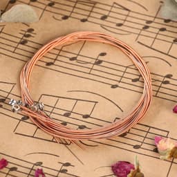 Струны для акустической гитары Music Life 6 шт., медная оплетка