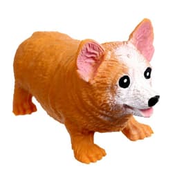 Антистресс сквиш мялка «Корги», с песком, тянучка, в шоубоксе