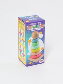 Развивающая игрушка «Пирамидка из дерева»