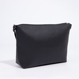 Сумка женская кросс-боди на молнии, 25×8×19 см, чёрная