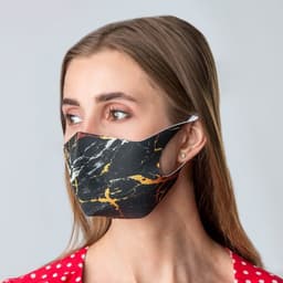 Маска из неопрена многоразовая «Мрамор»