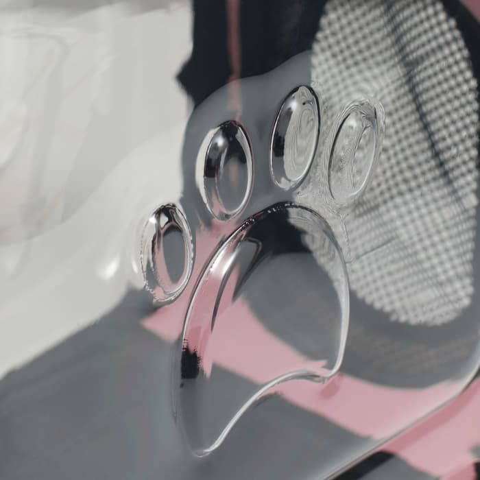 Переноска для животных, 42×32×28 с, прозрачная, розовая