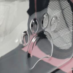 Переноска для животных, 42×32×28 с, прозрачная, розовая