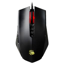 Мышь A4Tech Bloody A70, USB, оптическая, проводная, 6200 dpi, чёрная