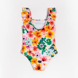 Купальник для девочки слитный MINAKU «Цветы», рост 122-128 см