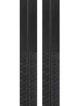 Комплект лыжный: пластиковые лыжи 205 см с насечкой, стеклопластиковые палки 165 см, крепления NN75 мм, цвета МИКС