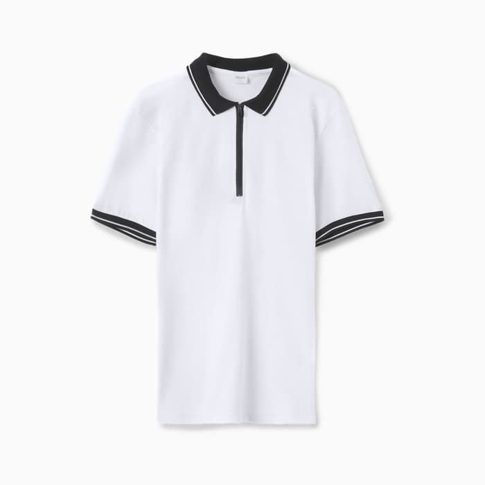 Футболка поло мужская MINAKU: Basic line, размер 54, белая
