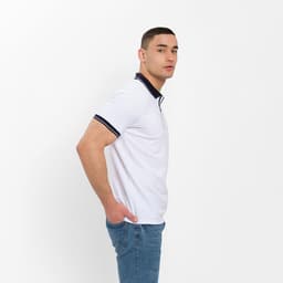 Футболка поло мужская MINAKU: Basic line, размер 56, белая