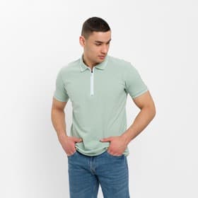 Футболка поло мужская MINAKU: Basic line, размер 50, цвет оливковый