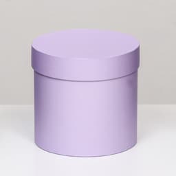 Коробка подарочная круглая, шляпная, сирень, МИКС, 13×13 см