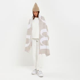 Шарф женский двусторонний MIST, бежевый, размер 47×226 см