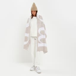 Шарф женский двусторонний MIST, бежевый, размер 47×226 см