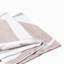 Шарф женский двусторонний MIST, бежевый, размер 47×226 см