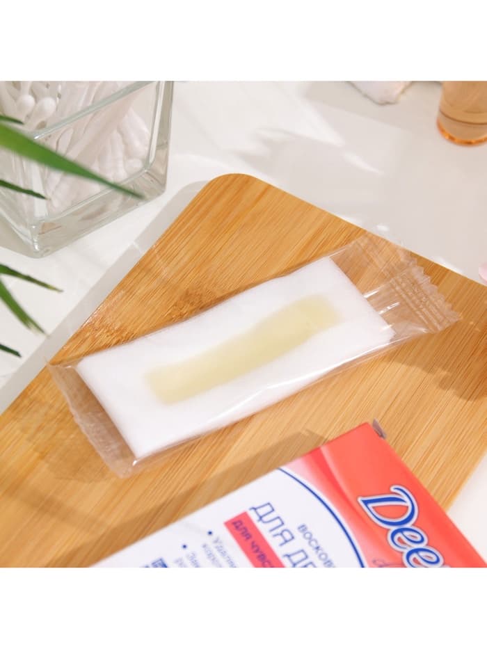 Восковые полоски Deep depil для депиляции чувствительной кожи лица, 20 шт.