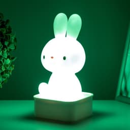 Фигурка светящаяся RISALUX «Зайчик», LED-ночник, от USB или батареек 4×АА, белый, 9×9×19 см