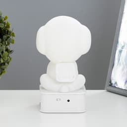 Фигурка световая RISALUX «Собачка», LED-ночник, от USB и батареек 4×АА, белый, 11.5×11×19 см