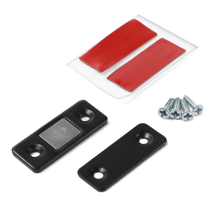 Магнитная защелка ТУНДРА, чёрная