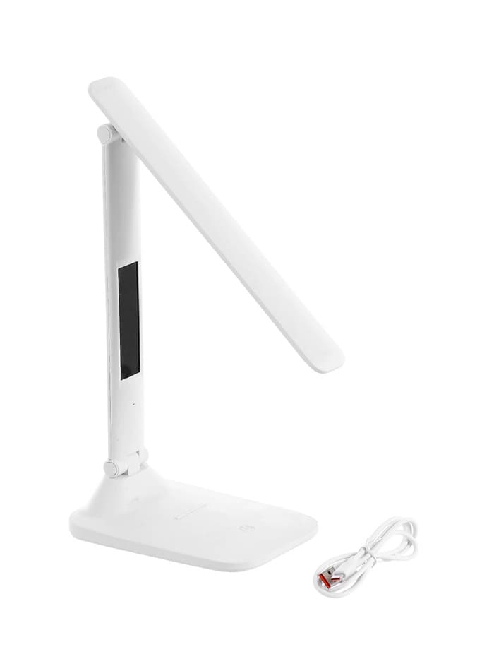 Часы - лампа электронные настольные для дома, календарь, термометр, USB, 12×17×34 см