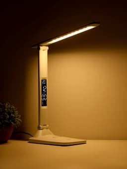 Часы - лампа электронные настольные для дома, календарь, термометр, USB, 12×17×34 см