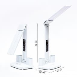Часы - лампа электронные: календарь, термометр, LED, 3 режима, USB, 32×12×17 см