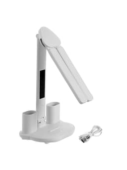 Часы - лампа электронные: календарь, термометр, LED, 3 режима, USB, 32×12×17 см