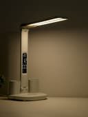 Часы - лампа электронные: календарь, термометр, LED, 3 режима, USB, 32×12×17 см